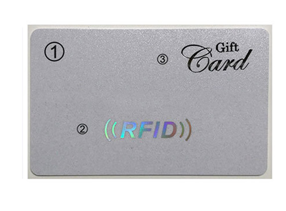 RFID 镭射烫银高频非接触式IC卡